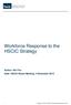 Workforce Response to the HSCIC Strategy