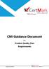 CMI Guidance Document