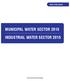 MUNICIPAL WATER SECTOR 2015 INDUSTRIAL WATER SECTOR 2015