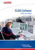 ELDIS Software. Police and Safety. creating safety by technology! Product information ELDIS