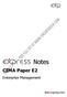 Notes. CIMA Paper E2. Enterprise Management. theexpgroup.com