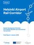 Helsinki Airport Rail Corridor. Spatial Development Potential, Accessibility Benefits and International Connectivity