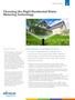Choosing the Right Residential Water Metering Technology