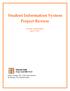 Student Information System Project Review