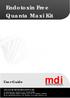 mdi Endotoxin Free Quanta Maxi Kit User Guide ADVANCED MICRODEVICES PVT. LTD. Membrane Technologies 21, Industrial Area, Ambala Cantt (INDIA)