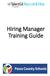 Hiring Manager Training Guide