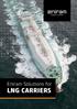 LNG CARRIERS. Eniram Solutions for H I G H W I N D S O N T H E R O U T E - T R I M 2 3 C M B Y T H E B O W F O U L I N G I N C R E A S E D B Y 1 2