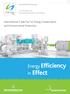 Energy Efficiency in Effect