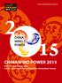 CHINA WIND POWER 2015 Date: October, 2015 Venue: China International Exhibition Center(New Venue)
