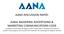 AANA DISCUSSION PAPER: AANA WAGERING ADVERTISING & MARKETING COMMUNICATIONS CODE