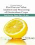 A Practical Manual on Post Harvest Value Addition and Processing of Horticulture Crops