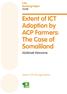 Extent of ICT Adoption by ACP Farmers: The Case of Somaliland