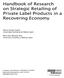 on Strategie Retailing of Private Label Products in a
