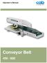 Operator's Manual. Conveyor Belt 450 / 600