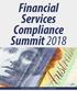 Financial Services Compliance Summit 2018