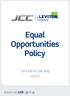 Equal Opportunities Policy