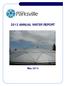 2013 ANNUAL WATER REPORT