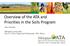Overview of the ATA and Priorities in the Soils Program