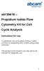 ab Propidium Iodide Flow Cytometry Kit for Cell Cycle Analysis
