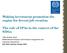 Making investment promotion the engine for decent job creation. The role of IPAs in the context of the SDGs