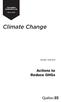 THE QUÉBEC ECONOMIC PLAN. March Climate Change BUDGET Actions to Reduce GHGs