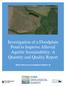 Investigation of a Floodplain Pond to Improve Alluvial Aquifer Sustainability: A Quantity and Quality Report