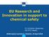 EU Research and Innovation in support to chemical safety