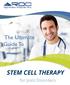 The Ultimate Guide To STEM CELL THERAPY. for Joint Disorders