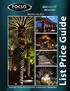 GOGREEN LED SOLUTIONS. Effective June List Price Guide. landscape architectural hospitality entertainment illumination