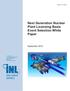 INL/EXT Next Generation Nuclear Plant Licensing Basis Event Selection White Paper