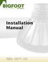 Installation Manual. Bigfoot Systems Inc.  EM