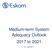 Medium-term System Adequacy Outlook 2017 to 2021