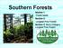 Southern Forests. Section 1: Forest health Section 2: Longleaf Pine Forests Section 3: Berry College s Longleaf Pine Project