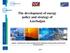 The development of energy policy and strategy of Azerbaijan