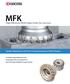 MFK. High Efficiency Multi-Edge Cutter for Cast Iron. Double-Sided Insert with Free Cutting Geometry to Resist Chatter