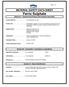 MATERIAL SAFETY DATA SHEET. Ferric Sulphate. Section 01 - Chemical And Product And Company Information