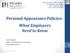 Personal Appearance Policies: What Employers Need to Know
