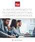 A UNIFIED APPROACH TO DELIVERING EXCEPTIONAL CUSTOMER EXPERIENCES