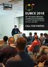 EUBCE 2018 CALL FOR PAPERS. 26 th European Biomass Conference & Exhibition MAY COPENHAGEN - DENMARK Bella Center Copenhagen