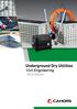 Underground Dry Utilities Civil Engineering 2014 Edition