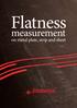 Flatness. measurement. on metal plate, strip and sheet