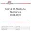 Leave of Absence Guidance Adopted by Symphony Learning Trust Summer 2018 Ratified by Trustees 20 th June 2018 Next Review Due Summer 2021