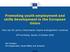 Promoting youth employment and skills development in the European Union