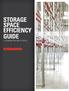 STORAGE SPACE EFFICIENCY GUIDE A DEMONSTRATION IN SPACE