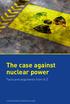 The case against nuclear power