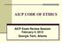 AICP CODE OF ETHICS. AICP Exam Review Session February 4, 2012 Georgia Tech, Atlanta