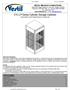 CYL-LP Series Cylinder Storage Cabinets Assembly and Maintenance Manual