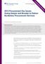 2013 Procurement Key Issues: Going Deeper and Broader to Deliver Borderless Procurement Services