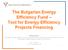 The Bulgarian Energy Efficiency Fund Tool for Energy Efficiency Projects Financing
