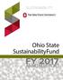 SUSTAINABILITY. Ohio State Sustainability Fund FY 2017 ANNUAL REPORT